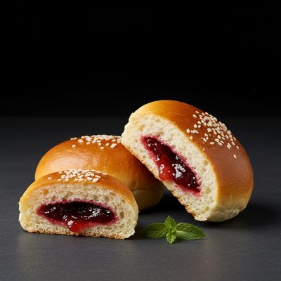 Jam Bun (2 Pcs)
